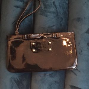 Kate spade patent leather large wristlet